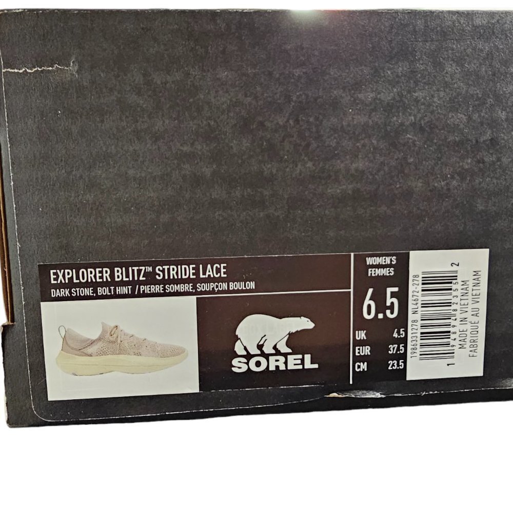 Sorel Womens Explorer Blitz Stride Lace Sneakers Size 6.5 New In Box - Picture 11 of 12